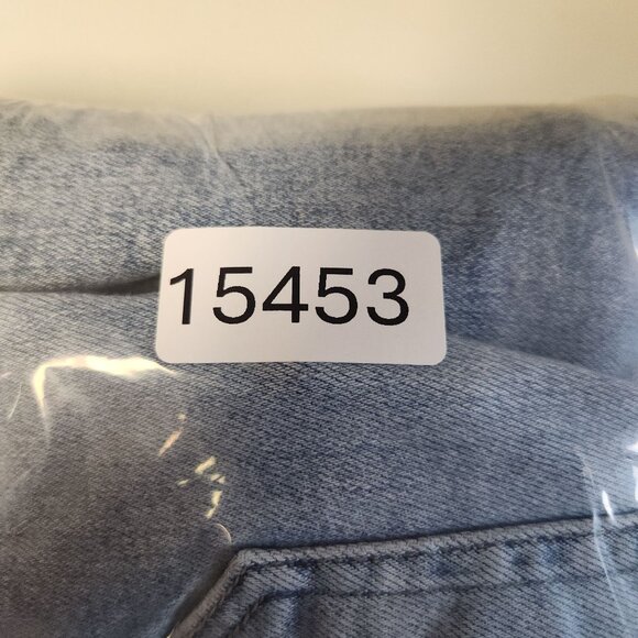 Hidden Jeans Women's 24 Light Wash Wide Leg Distressed Baggy Skater Raw Hem - Picture 11 of 11